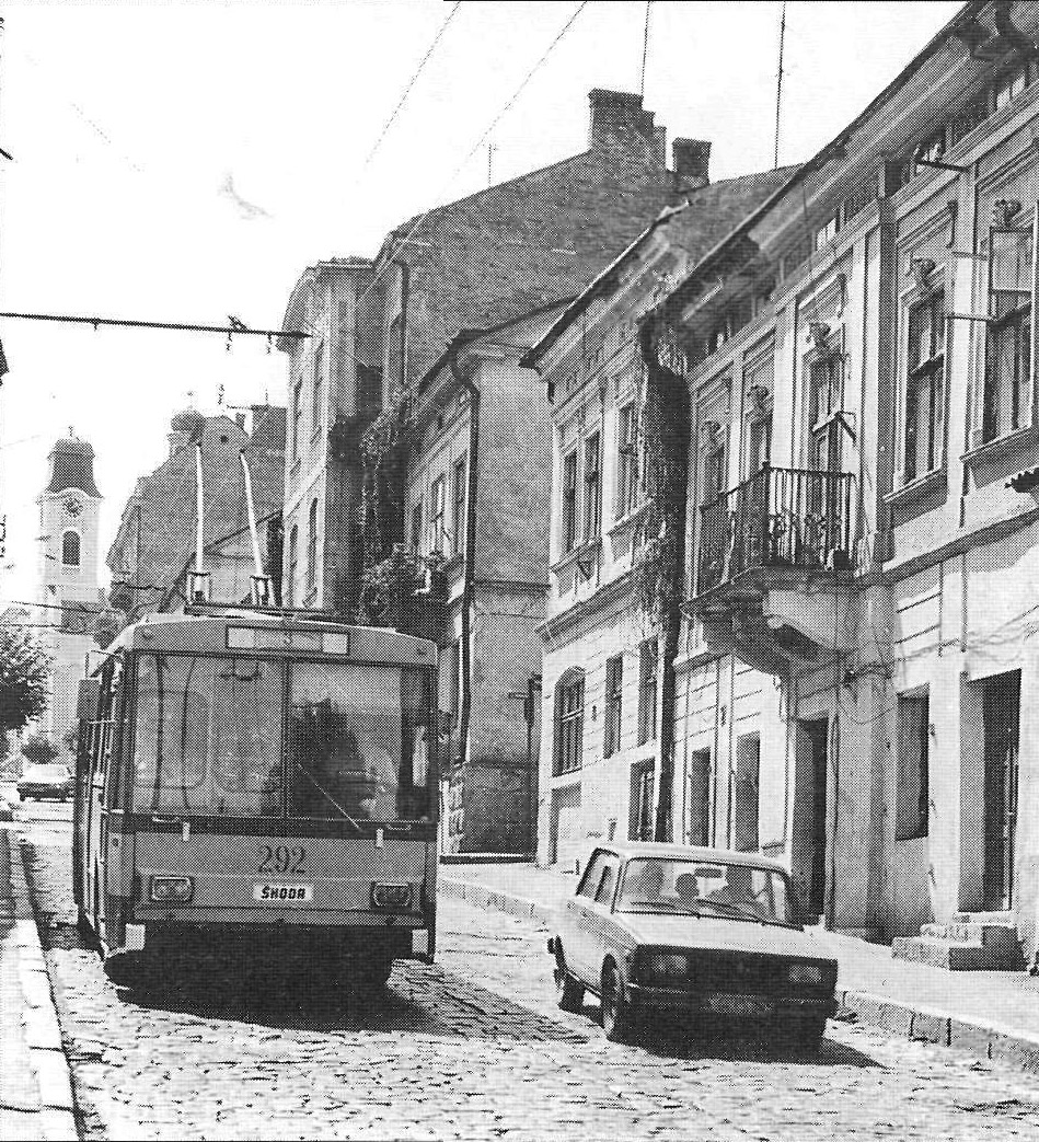 Черновцы, Škoda 14Tr89/6 № 292; Черновцы — Исторические фотографии (1992-2000 годов)