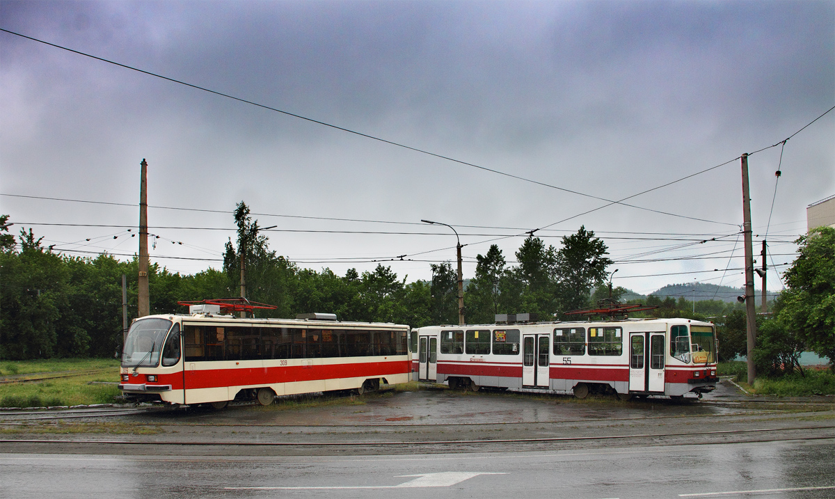 Нижний Тагил, 71-405 № 309; Нижний Тагил, 71-402 № 55