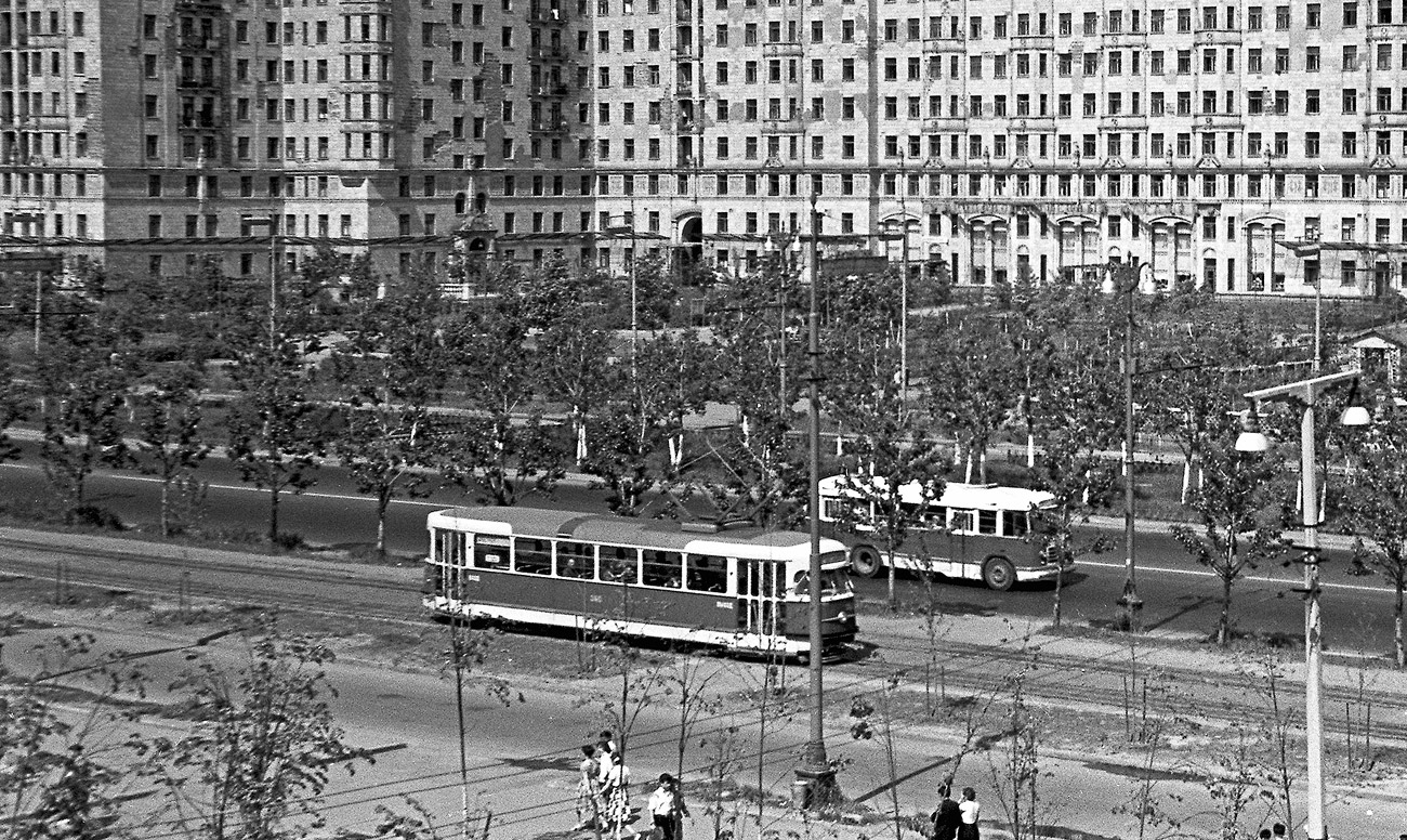 Maskva, Tatra T2SU nr. 340; Maskva — Historical photos — Tramway and Trolleybus (1946-1991)