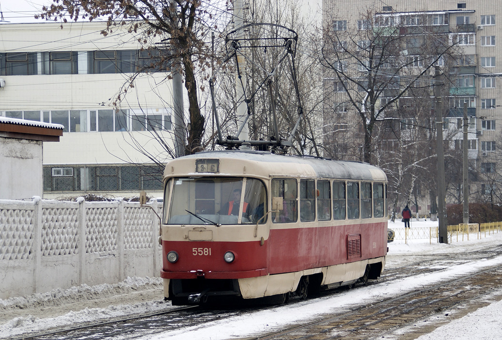Киев, Tatra T3SU № 5581