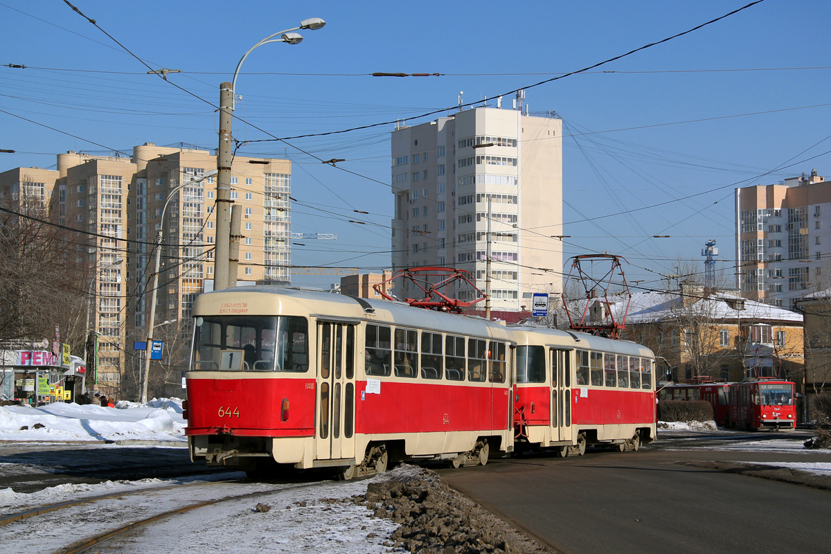 Екатеринбург, Tatra T3SU (двухдверная) № 644