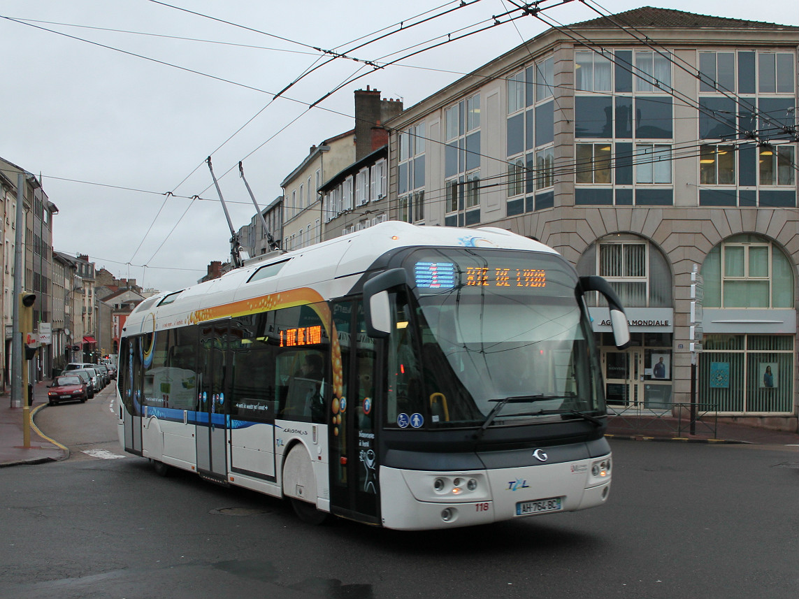 Лимож, Irisbus Cristalis ETB 12 № 118