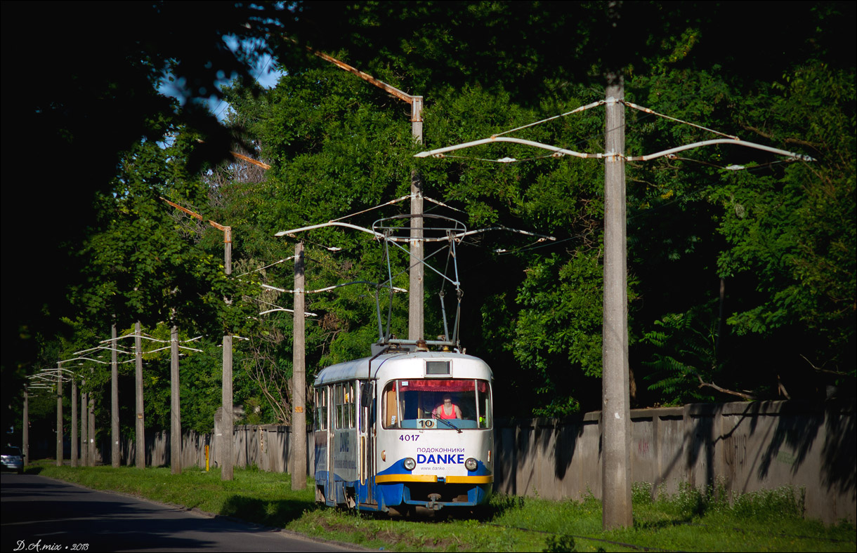 Одесса, Tatra T3R.P № 4017