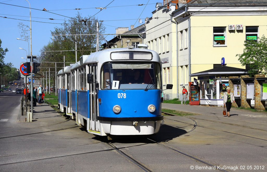 Daugpilis, Tatra T3DC1 nr. 078 Daugpilis, Tatra T3DC1 nr. 078