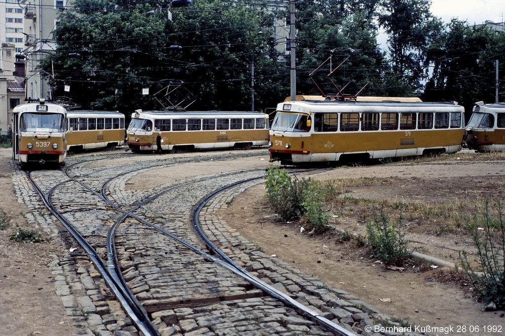 Москва, Tatra T3SU № 5397; Москва, Tatra T3SU № 5466; Москва, Tatra T3SU № 5711