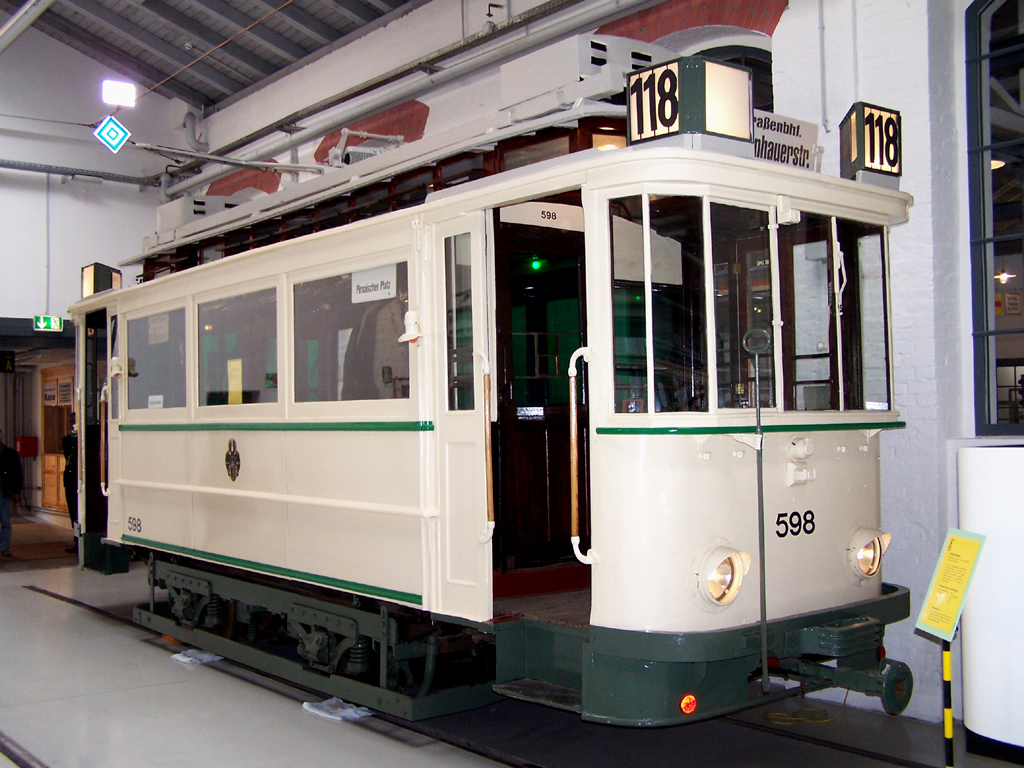 Dresden, Neu-Berolina 2-axle motor car nr. 598 (201 306); Dresden — 140th anniversary of Dresden trams (29-30.09.2012)