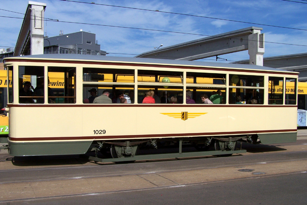 Dresden, Lindner 2-axle trailer car nr. 1029 (251 310); Dresden — 140th anniversary of Dresden trams (29-30.09.2012)
