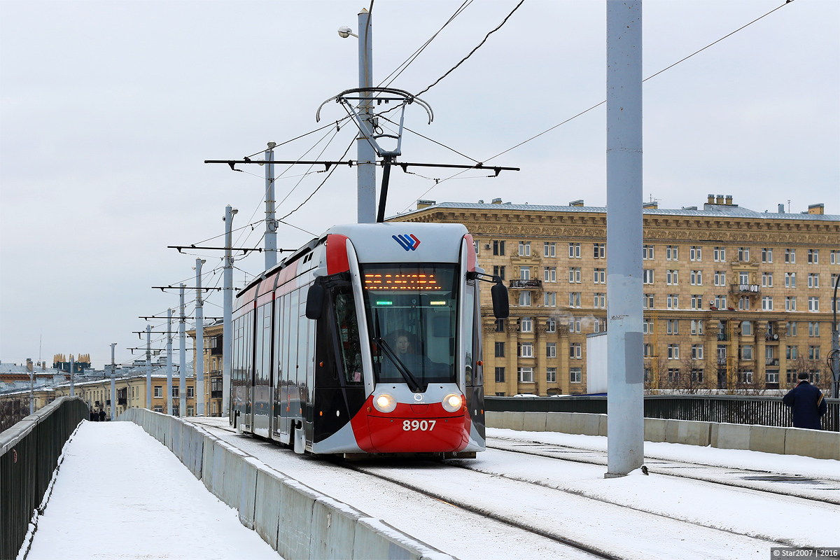 Санкт-Петербург, 71-801 (Alstom Citadis 301 CIS) № 8907