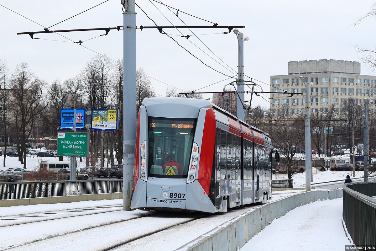 Санкт-Петербург, 71-801 (Alstom Citadis 301 CIS) № 8907