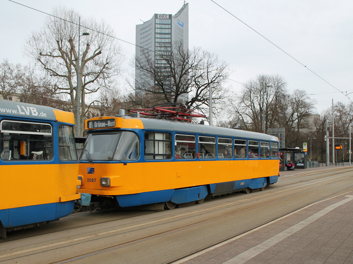 Лейпциг, Tatra T4D-M2 № 2087