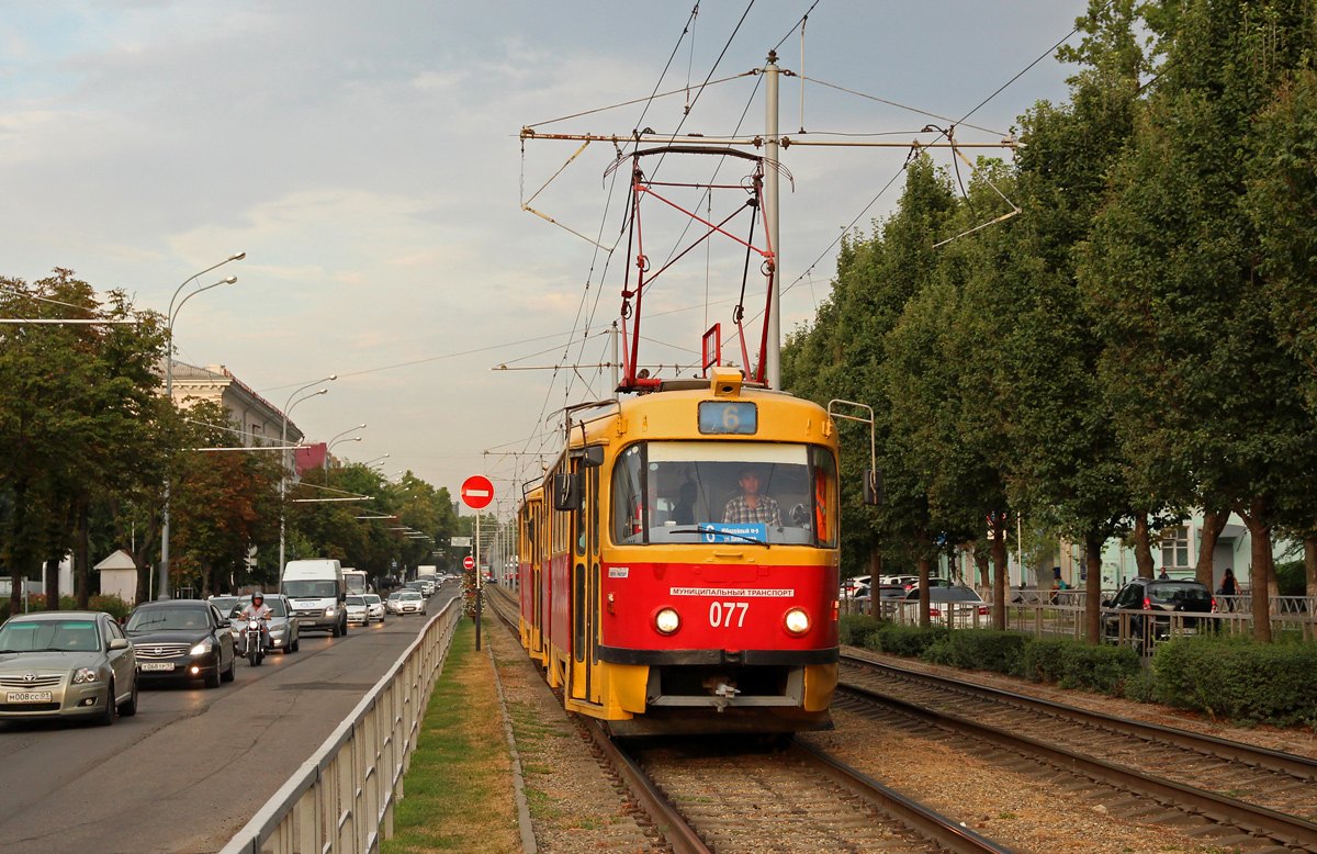 Краснодар, Tatra T3SU № 077