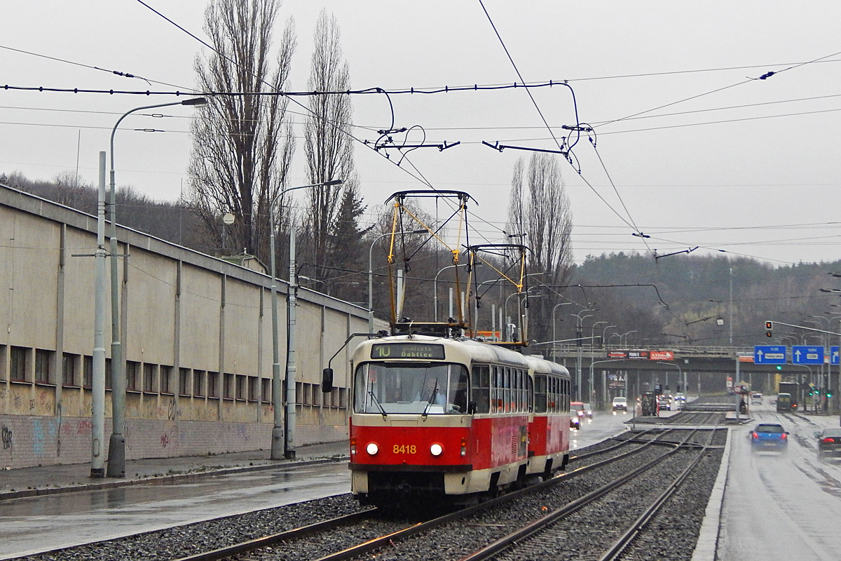 Прага, Tatra T3R.P № 8418