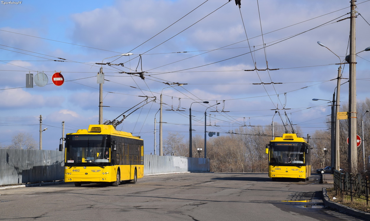 Киев, Богдан Т70110 № 4401; Киев, Богдан Т70110 № 4402