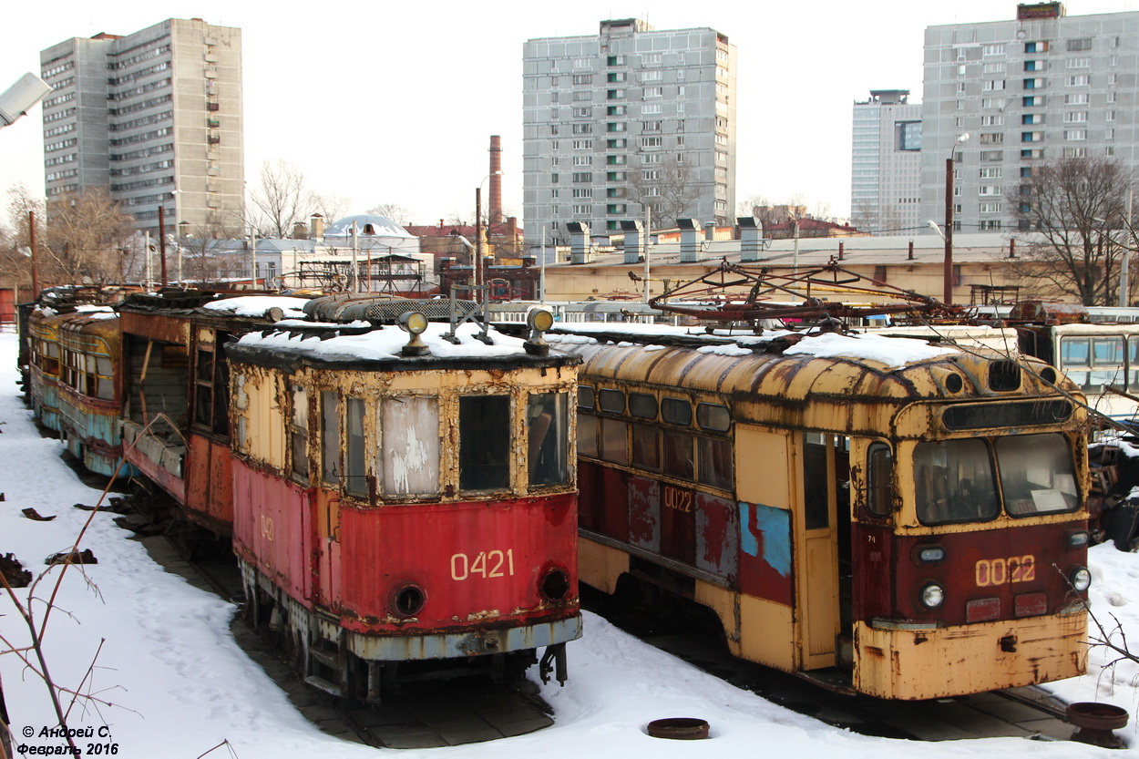 Москва, СВАРЗ РШ-1 № 0421; Москва — Трамвайно-ремонтный завод (ТРЗ)