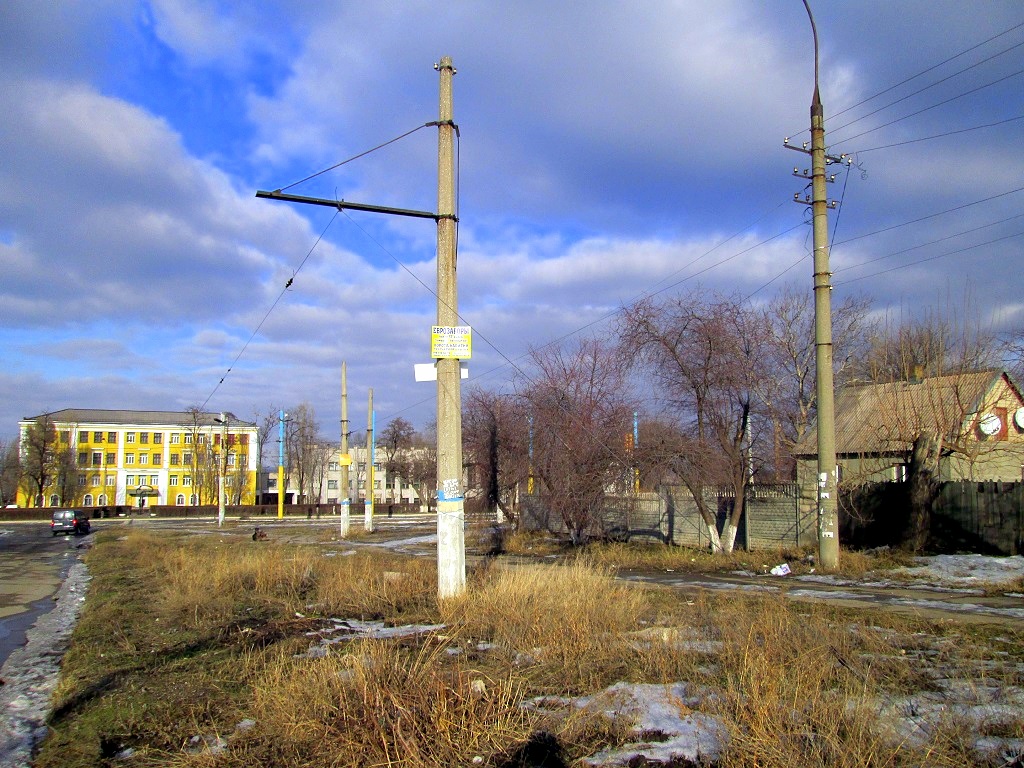 Kamianske — Tram line via Chapaeva (Hetmana Doroshenko) Vulytsia