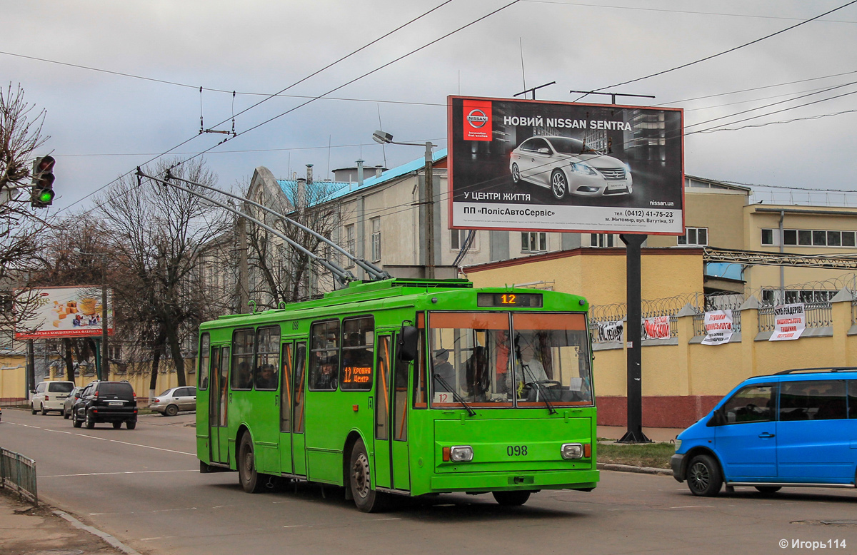 Житомир, Škoda 14Tr02 № 098