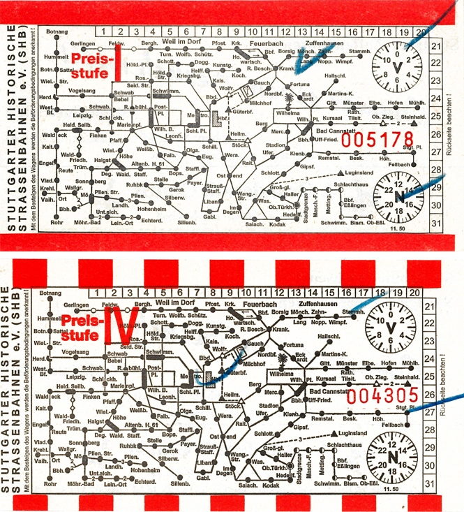 Штутгарт — Проездные документы