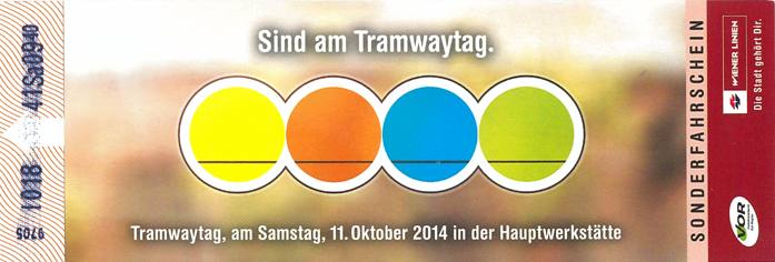 Вена — Tramwaytag 2014; Вена — Проездные документы