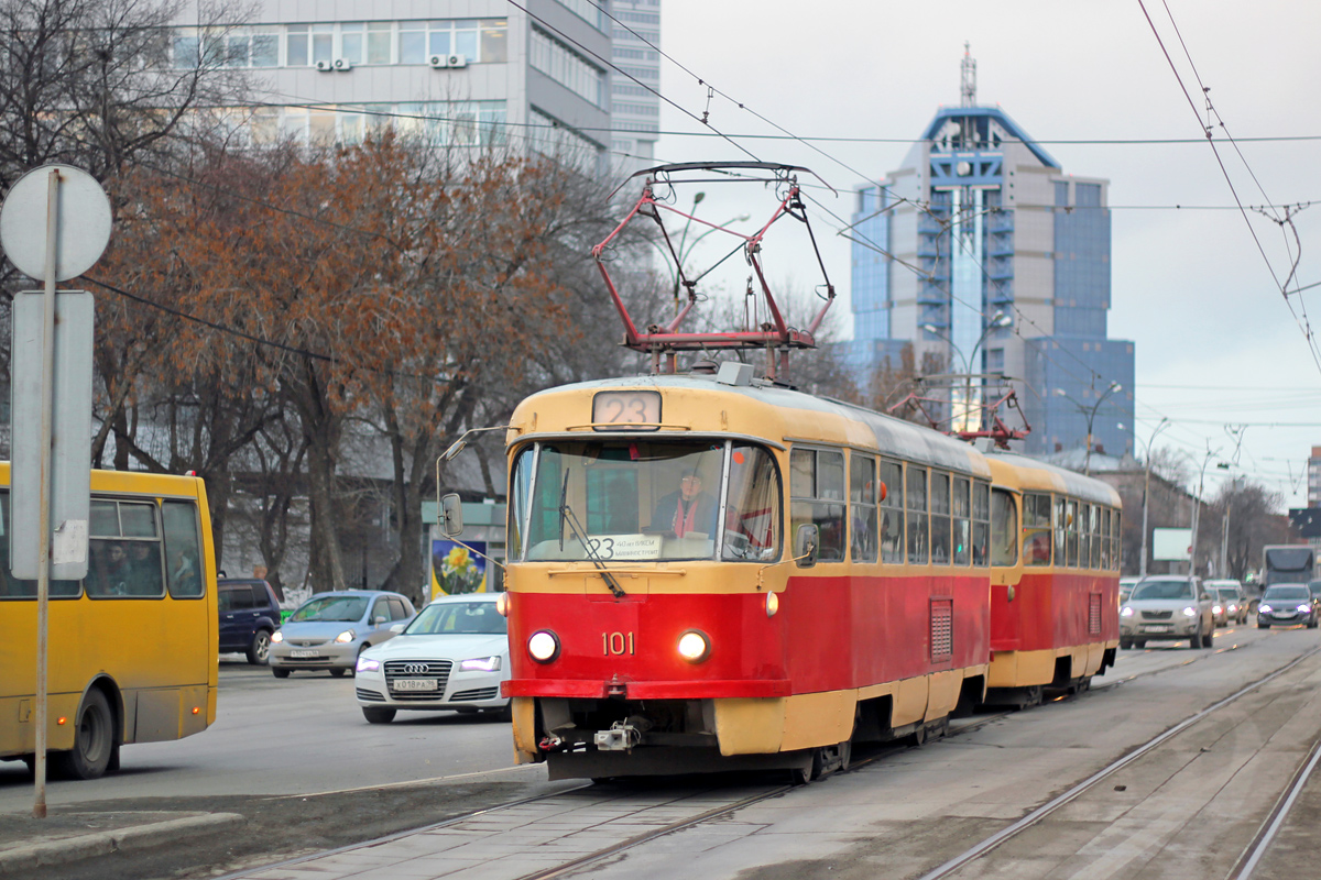 Екатеринбург, Tatra T3SU (двухдверная) № 101