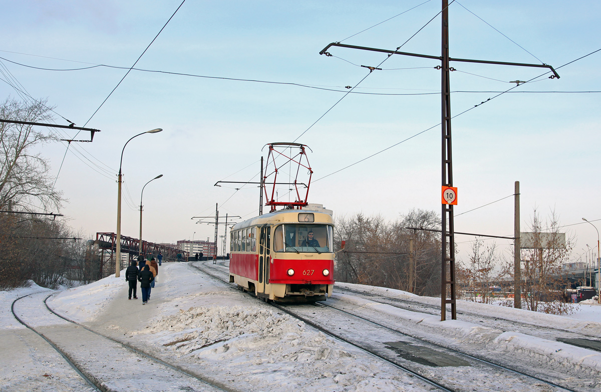 Екатеринбург, Tatra T3SU (двухдверная) № 627