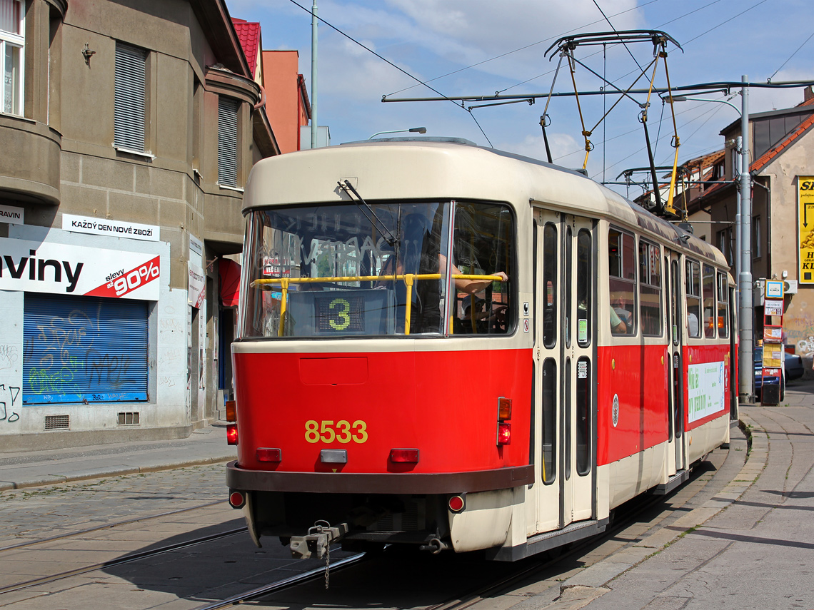 Praga, Tatra T3R.P Nr. 8533