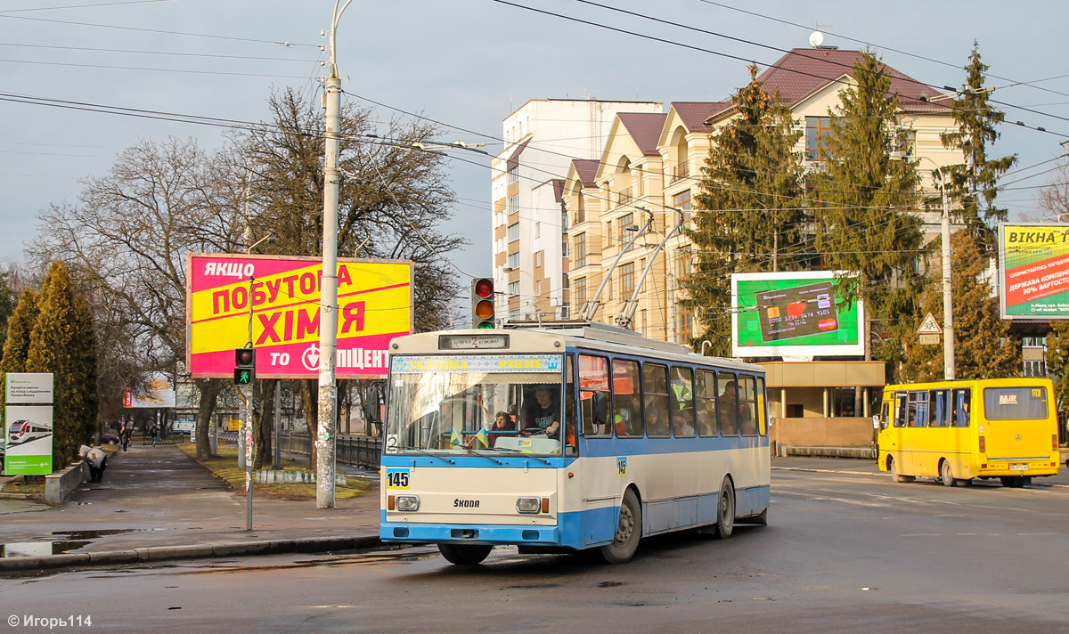 Ровно, Škoda 14Tr05 № 145