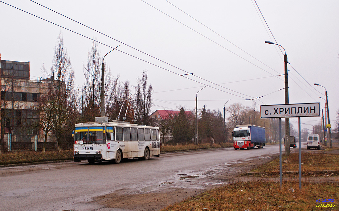 Івано-Франківськ, Škoda 14Tr02 № 129 Івано-Франківськ, Škoda 14Tr02 № 129