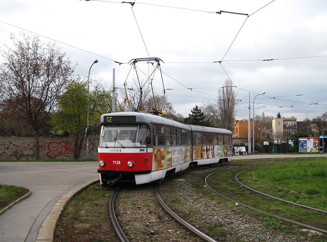 Брно, Tatra K2YU № 1128