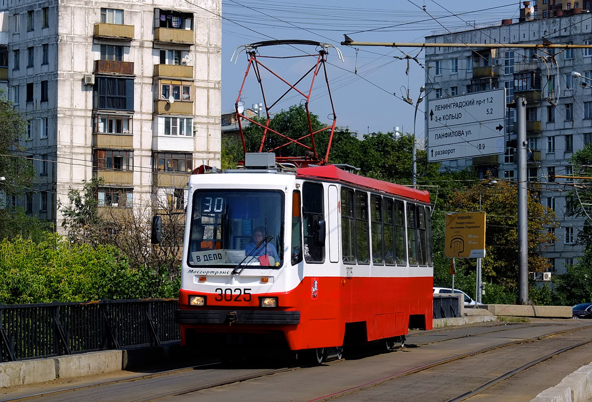 Москва, 71-134А (ЛМ-99АЭ) № 3025 Москва, 71-134А (ЛМ-99АЭ) № 3025