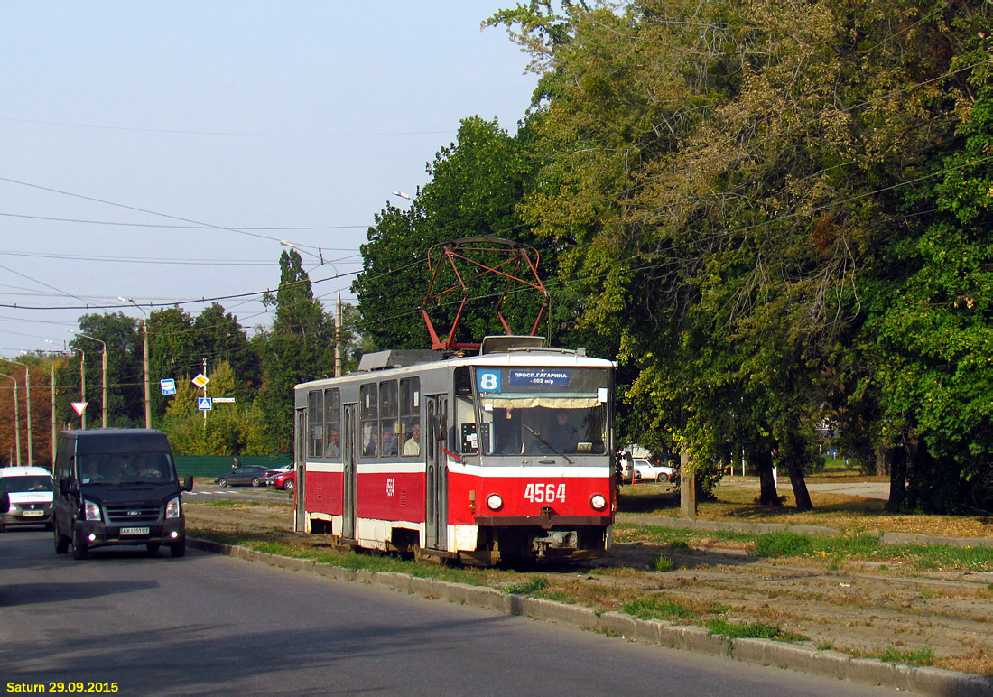 Харьков, Tatra T6B5SU № 4564
