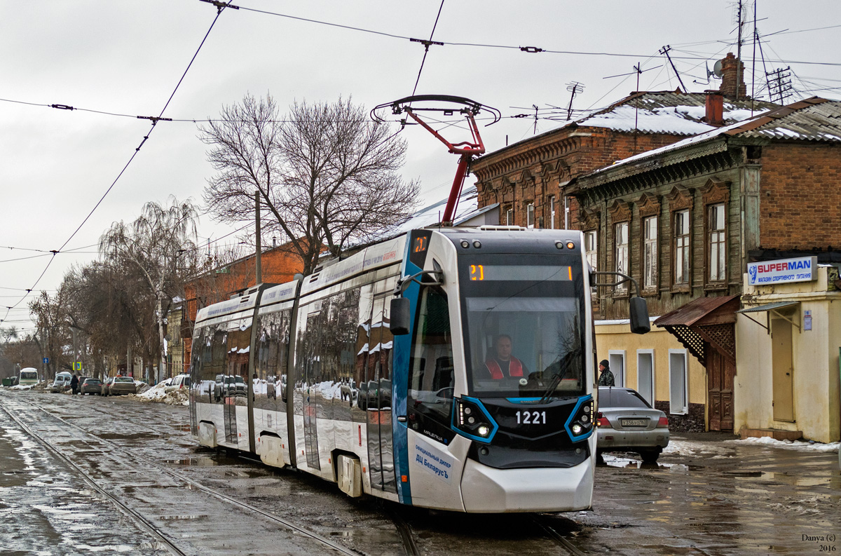 Самара, Stadler B85300М «Метелица» № 1221; Самара — Конечные станции и кольца (трамвай)