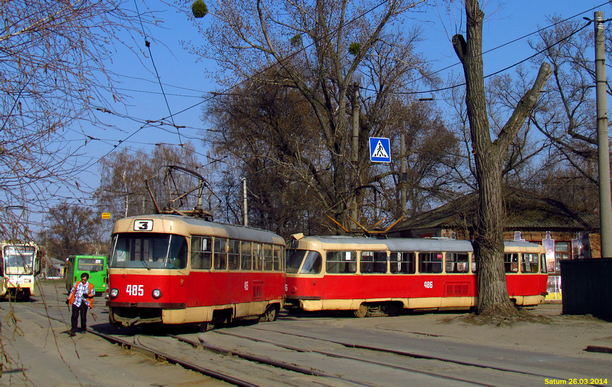 Charkov, Tatra T3SU č. 485; Charkov — Incidents
