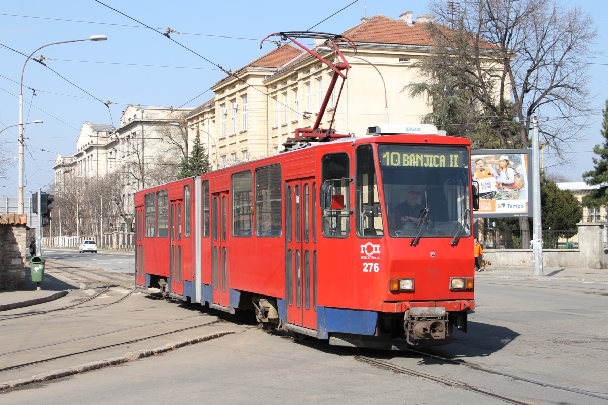 Белград, Tatra KT4YU-M № 276