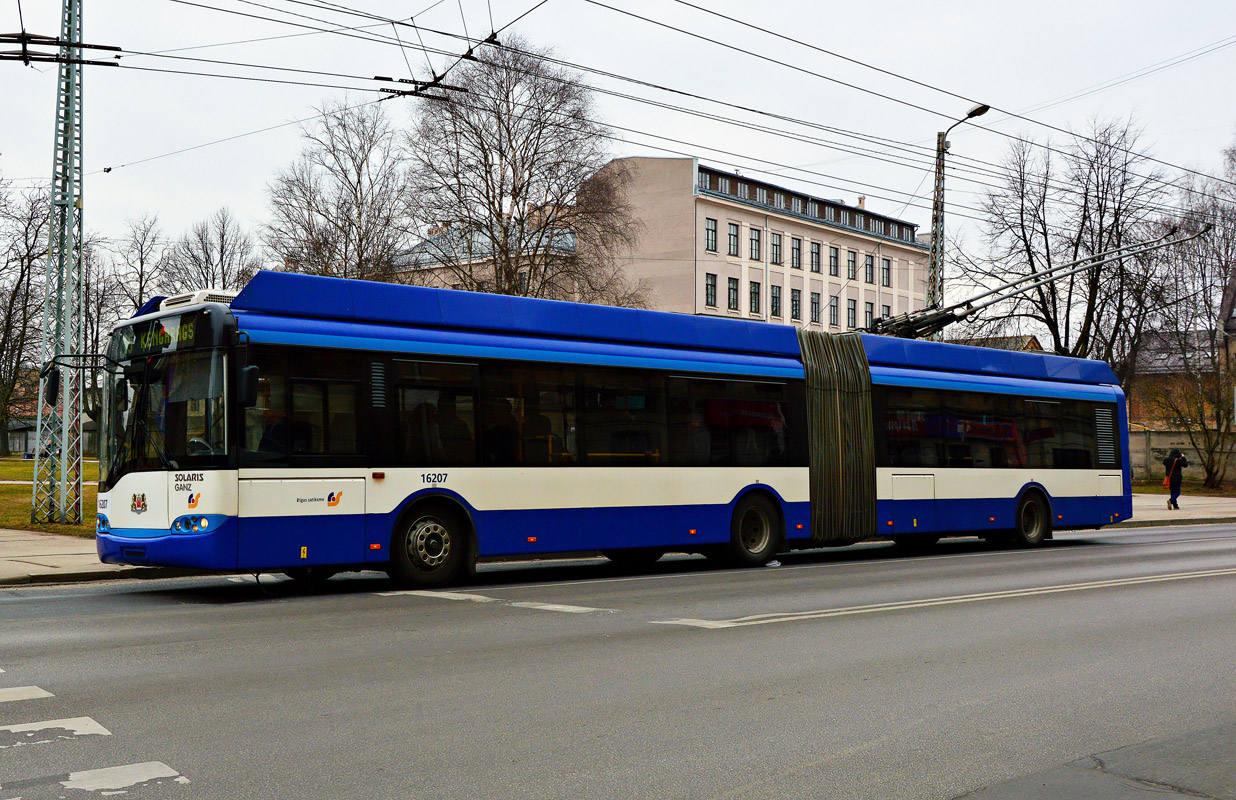 Рига, Solaris Trollino II 18 Ganz № 16207