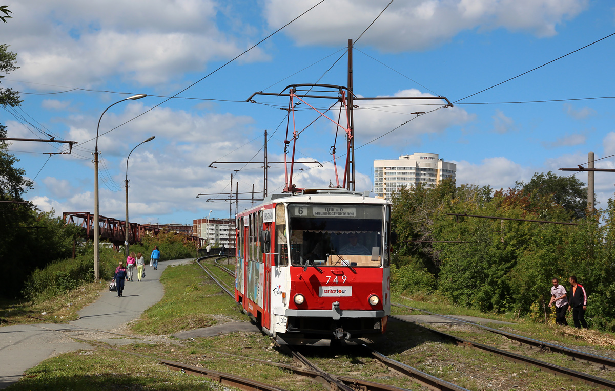 Yekaterinburg, Tatra T6B5SU № 749