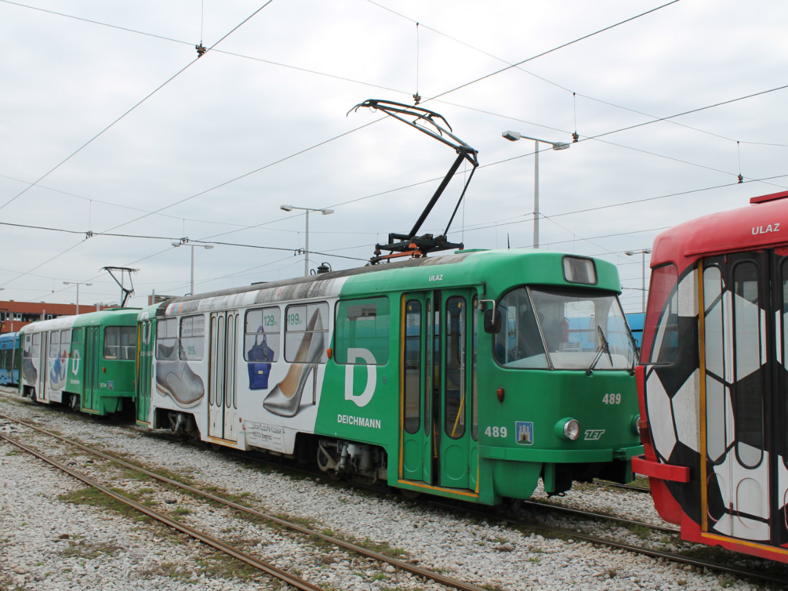 Загреб, Tatra T4YU № 489