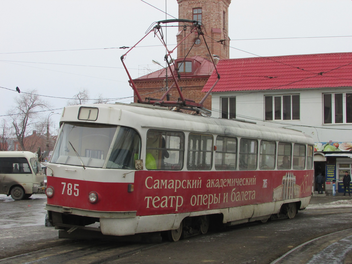 Самара, Tatra T3SU № 785; Самара — Конечные станции и кольца (трамвай)