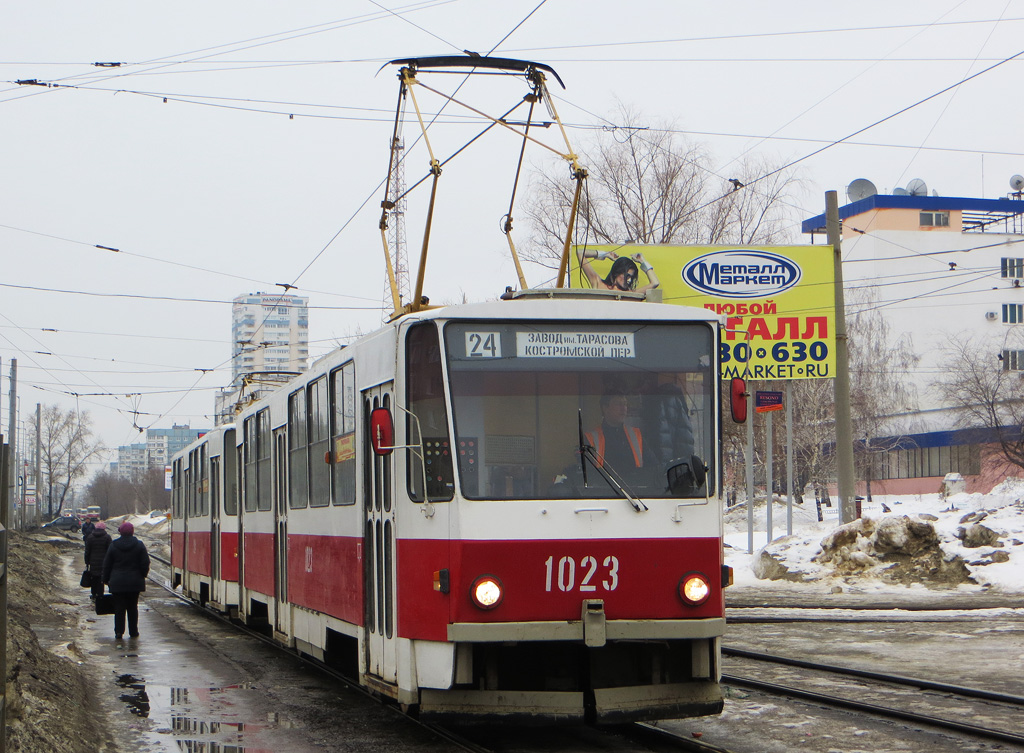 Самара, Tatra T6B5SU № 1023
