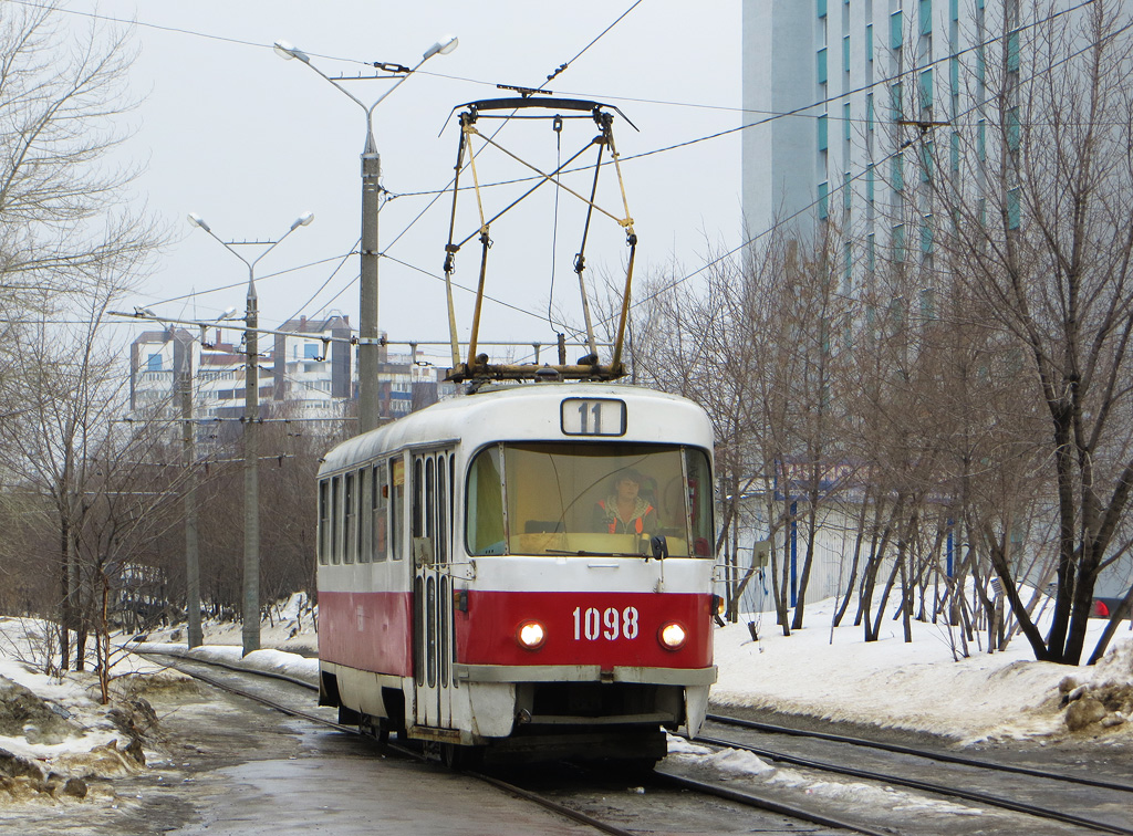Самара, Tatra T3SU (двухдверная) № 1098