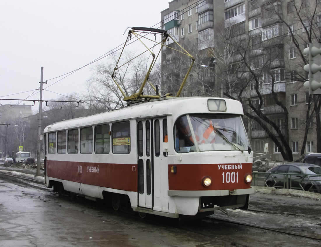 Самара, Tatra T3SU (двухдверная) № 1001