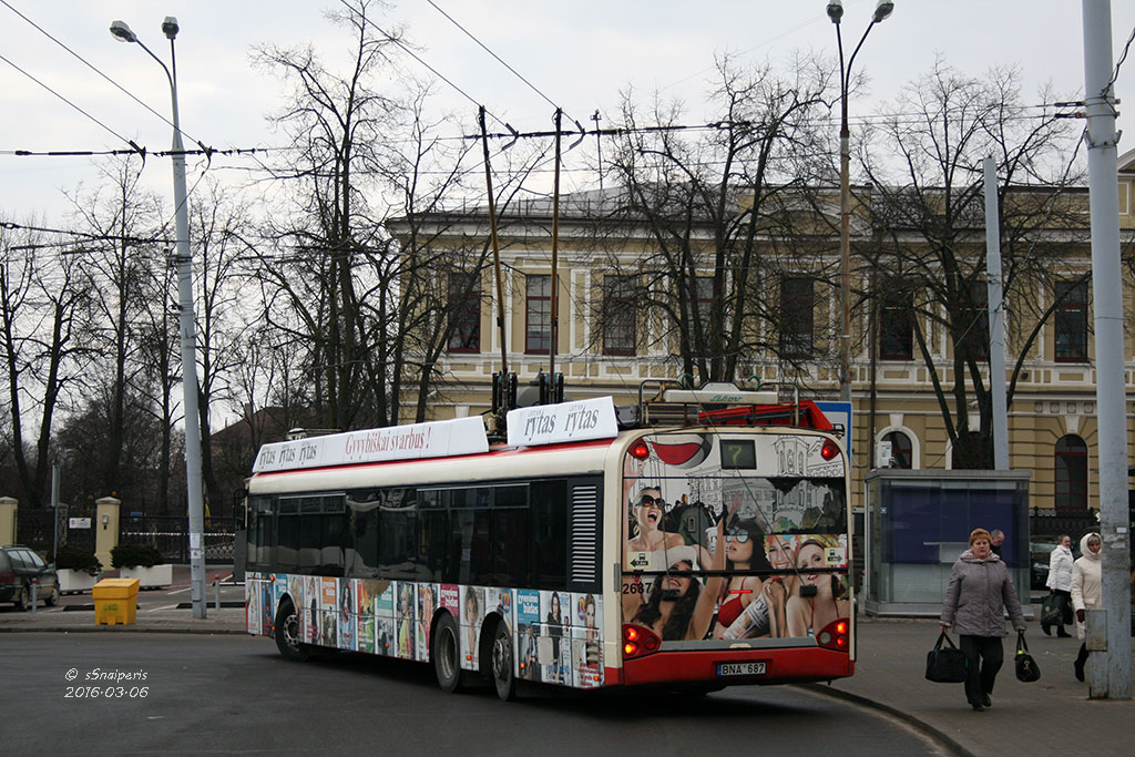Vilnius, Solaris Trollino II 15 AC Nr. 2687