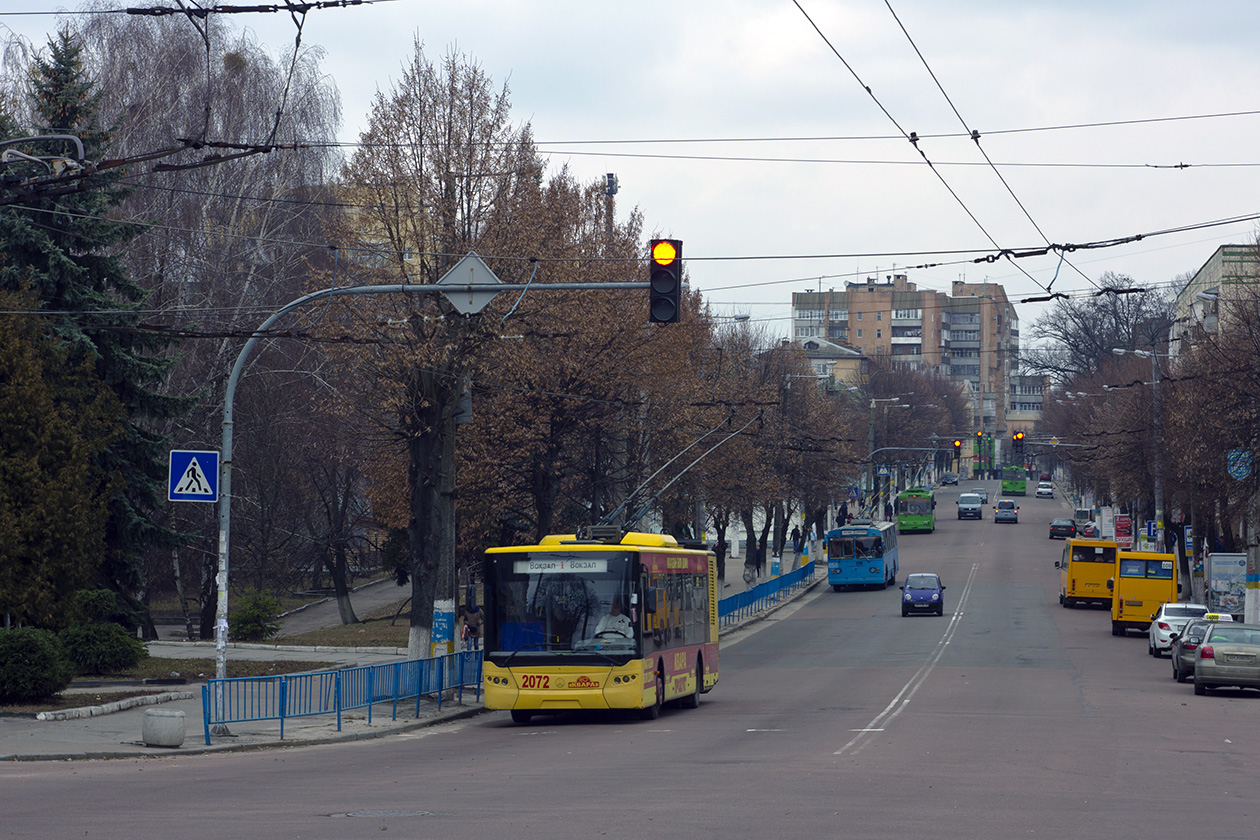 Житомир, ЛАЗ E183D1 № 2072