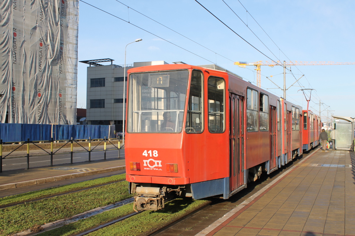 Белград, Tatra KT4M-YUB № 418
