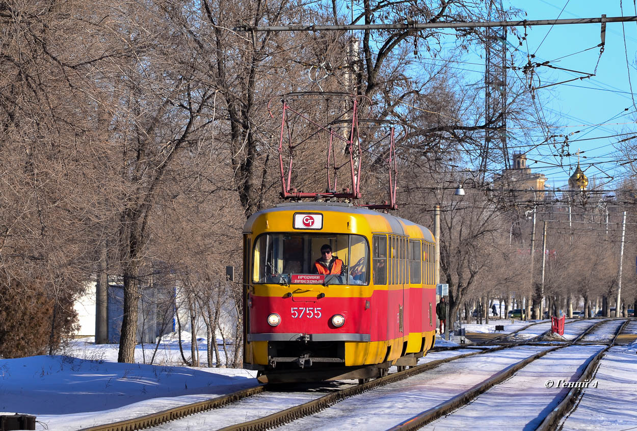 Волгоград, Tatra T3SU № 5755