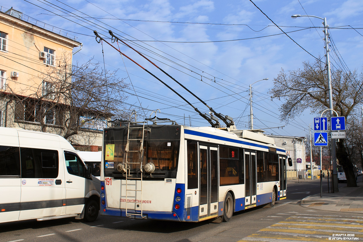 Краснодар, СВАРЗ-МАЗ-6275 № 191