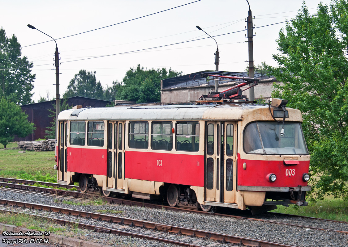 Кривой Рог, Tatra T3R.P № 003