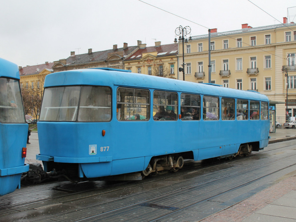 Загреб, Tatra B4YU № 877