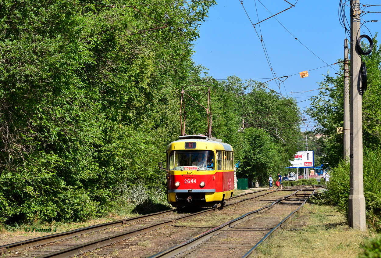 Волгоград, Tatra T3SU (двухдверная) № 2644