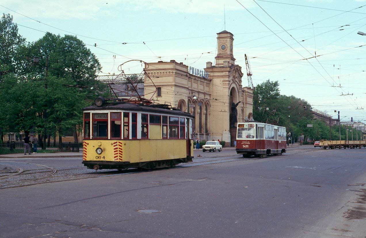 Санкт-Петербург, МС-1 № СМУ-4; Санкт-Петербург, ЛМ-68М № 1411