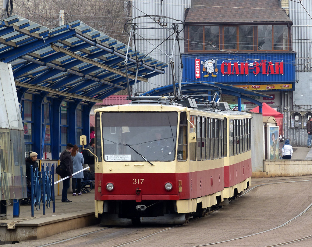 Киев, Tatra T6B5SU № 317